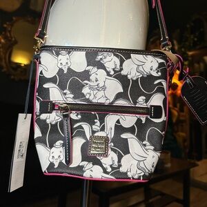 Disney Dumbo Dooney & Bourke Small Zip Sac Crossbody Purse